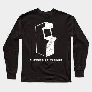 Classically Trained - Retro Arcade Game Long Sleeve T-Shirt